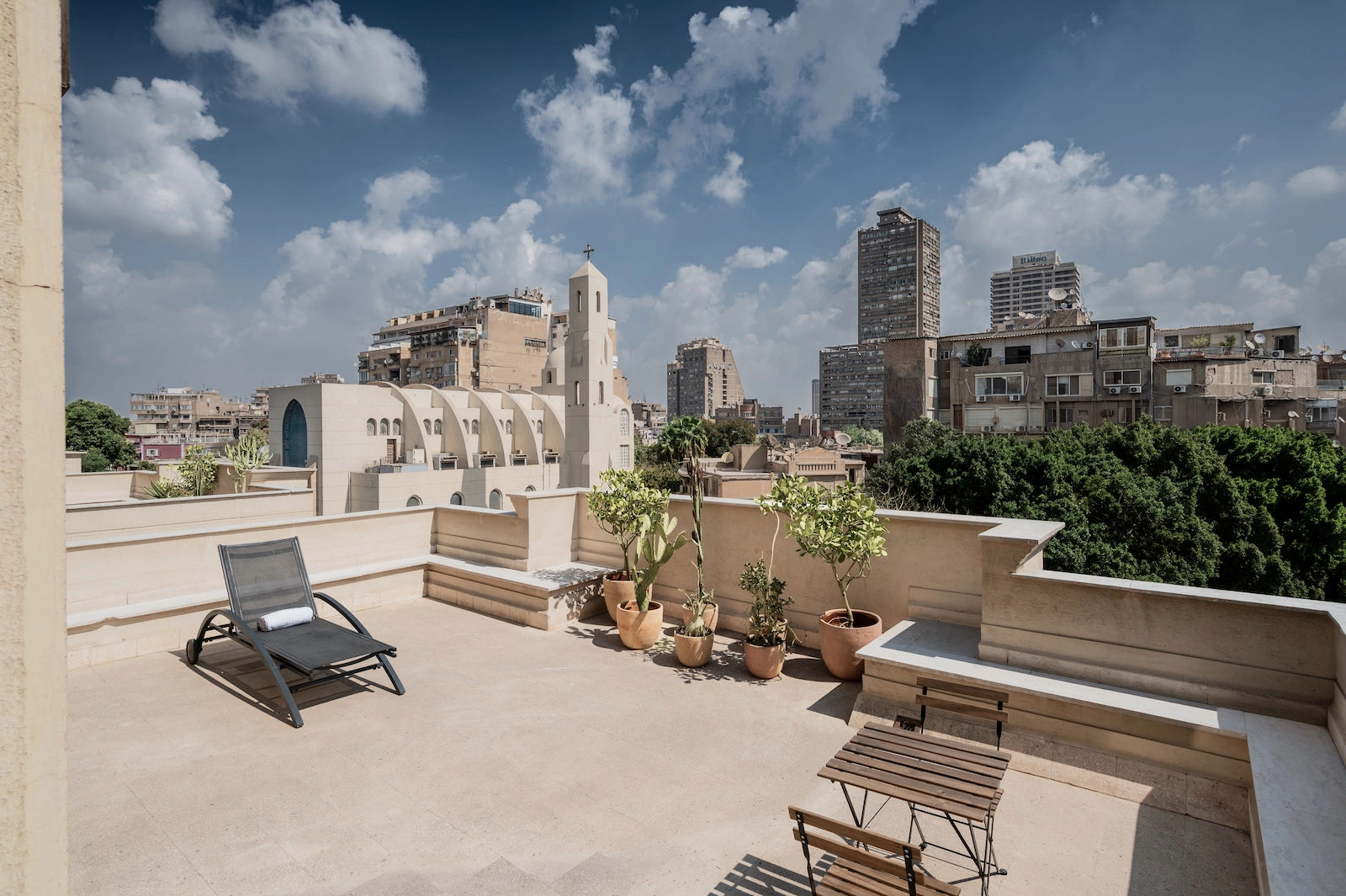 Private terrace looking over Zamalek